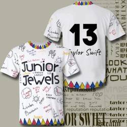 Junior Jewels Shirt, Custom Name and Number Taylor Shirt, You Belong With Me Meaningful Gift For Family Gift For Boyfriend Valentine Gift