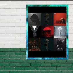 Bad Omens all albums, popular singles and members Poster Meaningful Gift For Family Gift For Boyfriend Valentine Gift Birthday Gift Holiday Gift