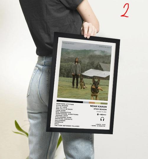 Noah Kahan - Stick Season Album Poster Meaningful Gift For Family Gift For Boyfriend Valentine Gift Birthday Gift Holiday Gift