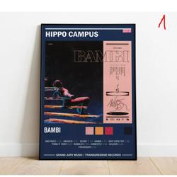 Hippo Campus - Bambi - Album Poster Meaningful Gift For Family Gift For Boyfriend Valentine Gift Birthday Gift Holiday Gift