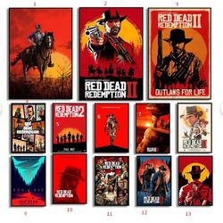 Red Dead Redemption 2 Poster, Red Dead Redemption Poster, Game Series Poster Meaningful Gift For Family Gift For Boyfriend Valentine Gift Birthday Gift Holiday Gift