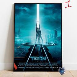 Tron Poster, Jeff Bridges Wall Art, Rolled Print, Movie Poster Gift Meaningful Gift For Family Gift For Boyfriend Valentine Gift Birthday Gift Holiday Gift