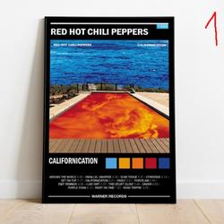 Red Hot Chili Peppers - Californication - Album Poster Meaningful Gift For Family Gift For Boyfriend Valentine Gift Birthday Gift Holiday Gift