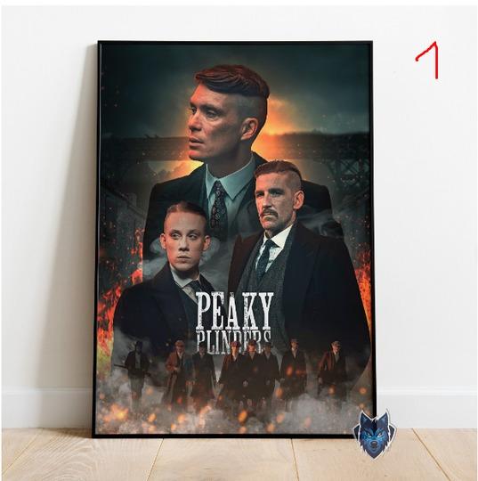 Peaky Blinders Poster, Thomas Shelby Wall Art, Rolled Canvas Print, TV Series Poster Gift #2 Meaningful Gift For Family Gift For Boyfriend Valentine Gift Birthday Gift Holiday Gift
