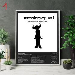 Jamiroquai Poster | Emergency on Planet Earth Album Meaningful Gift For Family Gift For Boyfriend Valentine Gift Birthday Gift Holiday Gift