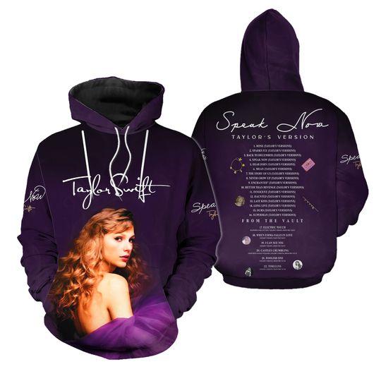 Taylor 3D Hoodie, Taylors Version Hoodie, taylor version Aesthetic Hoodie