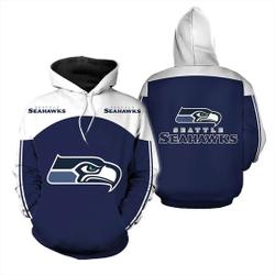 Seattle Seahawks 3D Hoodie