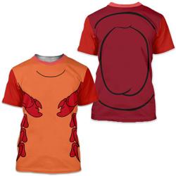 Sebastian The Little Mermaid 3D Shirt Meaningful Gift For Family Gift For Boyfriend Valentine Gift