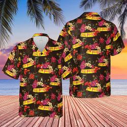 Sex Pistols Button Up Shirts, Sex Pistols Band Hawaiian Shirts Gift For Your Girlfriend Boyfriend Gift For Love Gift For Friend Best Valentine Present Holiday Gift