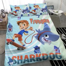 Sharkdog Personalized Bedding Set Gift For Your Girlfriend Boyfriend Gift For Love Gift For Friend Best Valentine Present Holiday Gift