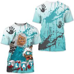 Shirt To Match Air Griffey Max 1 Aquamarine 3D Tshirt Meaningful Gift For Family Gift For Boyfriend Valentine Gift