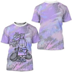Shirt To Match Jordan 4 Zen Master All Money In Garfield 3D T-Shirt Meaningful Gift For Family Gift For Boyfriend Valentine Gift