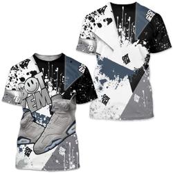 Shirt To Match Jordan 6 Retro Georgetown - Got Em Shoes Smile 3D T-Shirt Meaningful Gift For Family Gift For Boyfriend Valentine Gift
