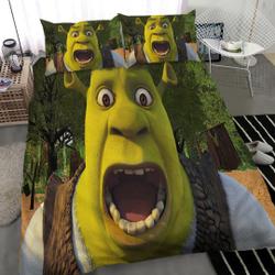 Shrek Duvet Covers Bedding Set Gift For Your Girlfriend Boyfriend Gift For Love Gift For Friend Best Valentine Present Holiday Gift