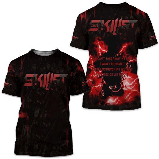 Skillet 3D Tshirt Meaningful Gift For Family Gift For Boyfriend Valentine Gift