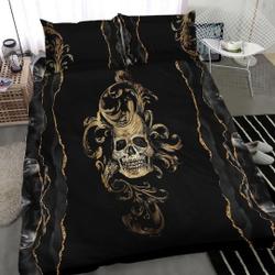 Skull Gothic Bedding Set    Personalized BeddingGift For Your Girlfriend Boyfriend Gift For Love Gift For Friend Best Valentine Present Holiday Gift