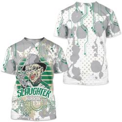 Slaughter To Prevail Unisex Sneaker Shirt Match Retro Pine Green 4s Meaningful Gift For Family Gift For Boyfriend Valentine Gift
