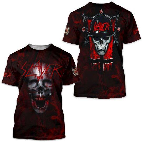 Slayer 3D Tshirt Meaningful Gift For Family Gift For Boyfriend Valentine Gift
