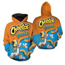 Snack Cheetos Costume 3D Hoodie, Halloween Chocolate Bar Cosplay 3D Hoodie