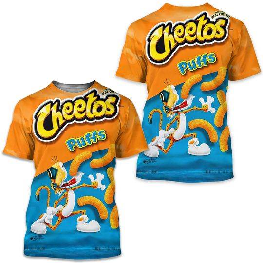 Snack Cheetos Costume 3D Shirt Meaningful Gift For Family Gift For Boyfriend Valentine Gift