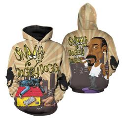 Snoop Doggy Dogg Vintage vintage comic Vintage 90's Style Hoodie 3D