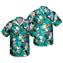 Snoopy Summer Time Hawaiian Shirt 260702 Autumn Fashion Travel Sport Gift For Your Girlfriend Boyfriend Gift For Love Gift For Friend Best Valentine Present Holiday Gift