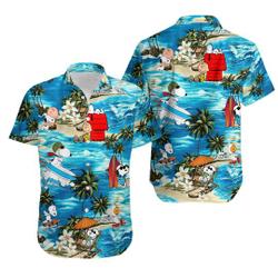 Snoopy Summer Time Hawaiian Shirt, Snoopy Hawaii Shirt Beach Summer Gift For Your Girlfriend Boyfriend Gift For Love Gift For Friend Best Valentine Present Holiday Gift