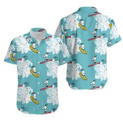 Snoopy Surfing Hawaiian Shirt Gift For Your Girlfriend Boyfriend Gift For Love Gift For Friend Best Valentine Present Holiday Gift