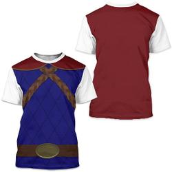 Snow Prince Florian Snow White Unisex All Over Print Halloween Costume 3D Shirt Meaningful Gift For Family Gift For Boyfriend Valentine Gift