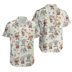 Snow White And The Seven Dwarfs Mine Diamonds Hawaiian Shirt Gift For Your Girlfriend Boyfriend Gift For Love Gift For Friend Best Valentine Present Holiday Gift