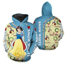 Snow White Christmas Disney 3D Hoodie