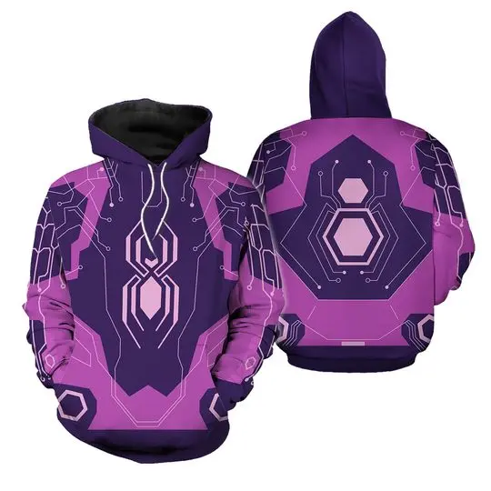 Spider Byte 3D Full Over Print Hoodie