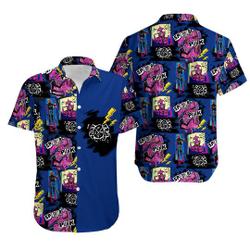 Spider Punk Men's Hawaiian Shirt Gift For Your Girlfriend Boyfriend Gift For Love Gift For Friend Best Valentine Present Holiday Gift