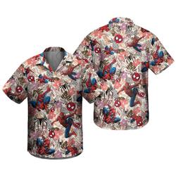 Spiderman Hawaiian Shirt Gift For Your Girlfriend Boyfriend Gift For Love Gift For Friend Best Valentine Present Holiday Gift