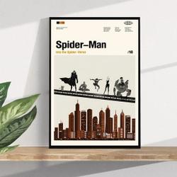 SPIDERMAN - Miles Morales - Marvel Poster Meaningful Gift For Family Gift For Boyfriend Valentine Gift Birthday Gift Holiday Gift