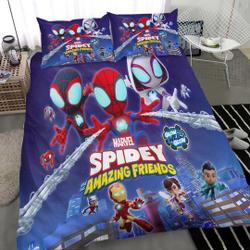 Spidey and His Bedding Set Home DecorGift For Your Girlfriend Boyfriend Gift For Love Gift For Friend Best Valentine Present Holiday Gift