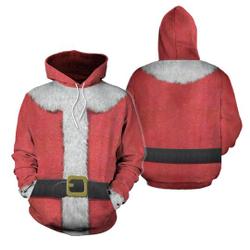 Spread Christmas Cheer with Our Santa Claus Cosplay Custom 3D All Over Printed Hoodie