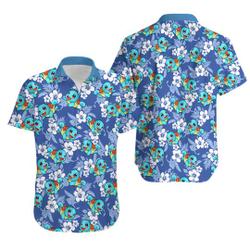 Squirtle Tropical Hawaiian Shirt Gift For Your Girlfriend Boyfriend Gift For Love Gift For Friend Best Valentine Present Holiday Gift