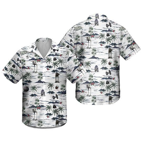 Star Wars Beach Shirts, Star Wars Shirt, Star Wars Hawaiian Shirt Gift For Your Girlfriend Boyfriend Gift For Love Gift For Friend Best Valentine Present Holiday Gift