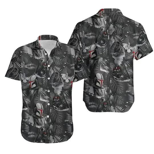 Star Wars Black Tropical Hawaiian Shirt Chm . Gift For Your Girlfriend Boyfriend Gift For Love Gift For Friend Best Valentine Present Holiday Gift