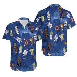 Star Wars Hawaiian Shirt, Star Wars Aloha Shirt, Star Wars Beach Shirt Gift For Your Girlfriend Boyfriend Gift For Love Gift For Friend Best Valentine Present Holiday Gift