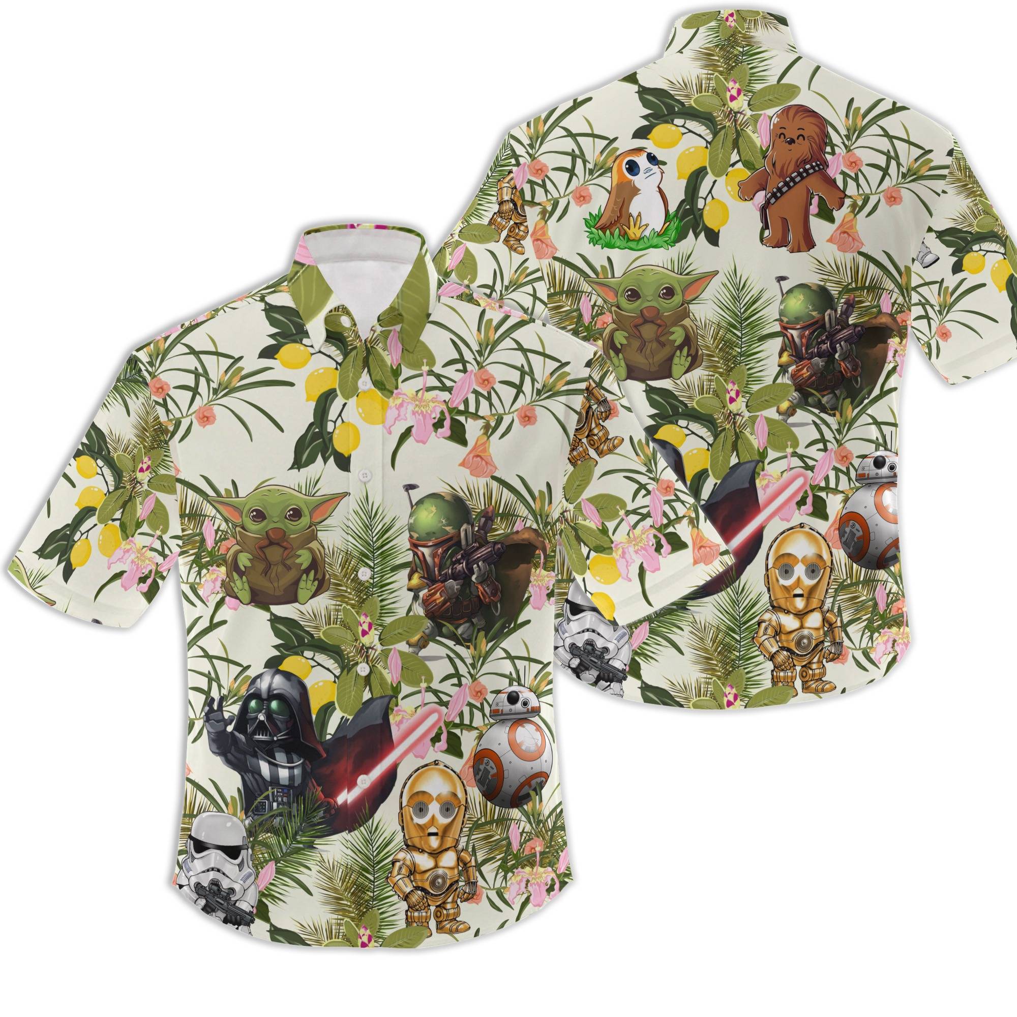 Star Wars Hawaiian Shirt, Star Wars Hawaii Gift For Your Girlfriend Boyfriend Gift For Love Gift For Friend Best Valentine Present Holiday Gift