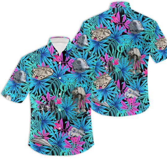 Star Wars Hawaiian Shirt, Star Wars Shirt Gift For Your Girlfriend Boyfriend Gift For Love Gift For Friend Best Valentine Present Holiday Gift
