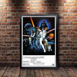 Star Wars Movie Poster Meaningful Gift For Family Gift For Boyfriend Valentine Gift Birthday Gift Holiday Gift