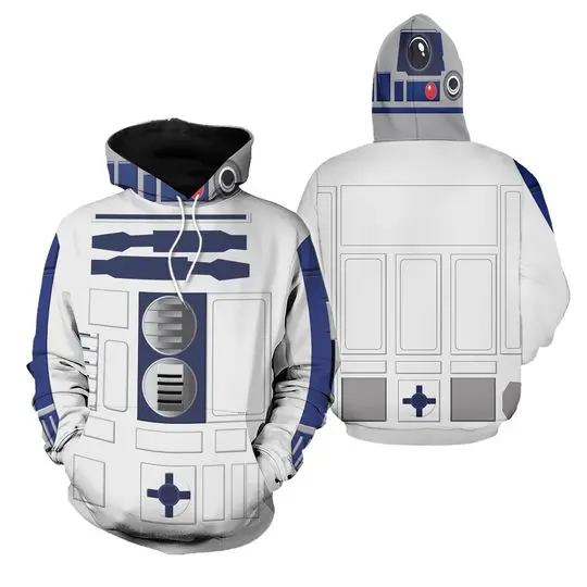 Star Wars R2D2 Costumes 3D Hoodie