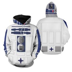 Star Wars R2D2 Costumes 3D Hoodie