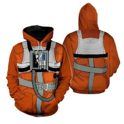 Star Wars Rebel Flight Suit Costume Men 3D Hoodie