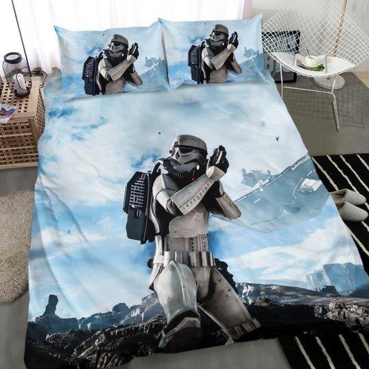 Star Wars Storm Trooper Bedding Set Gift For Your Girlfriend Boyfriend Gift For Love Gift For Friend Best Valentine Present Holiday Gift