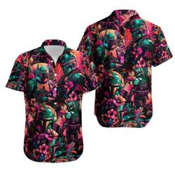 Star Wars Tropical Dark Vader Hawaiian Shirt Gift For Your Girlfriend Boyfriend Gift For Love Gift For Friend Best Valentine Present Holiday Gift