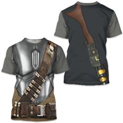 Steel Mandalorian Armor Costume Cosplay Shirt Meaningful Gift For Family Gift For Boyfriend Valentine Gift